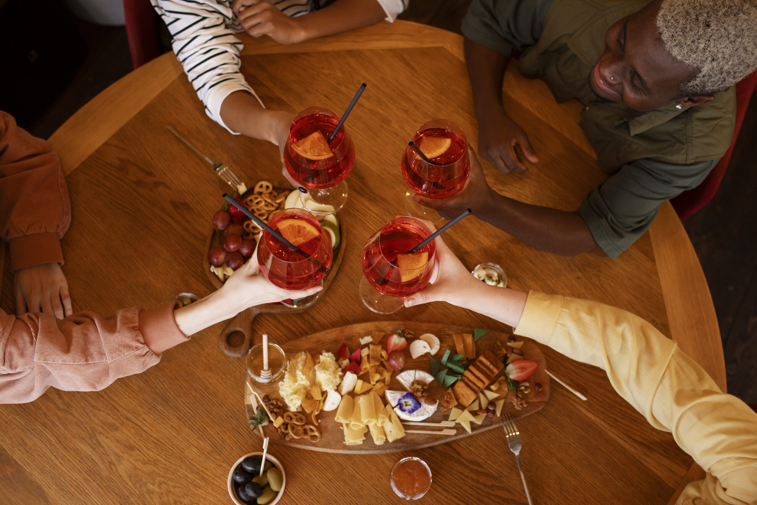 repas de team-building entre equipe